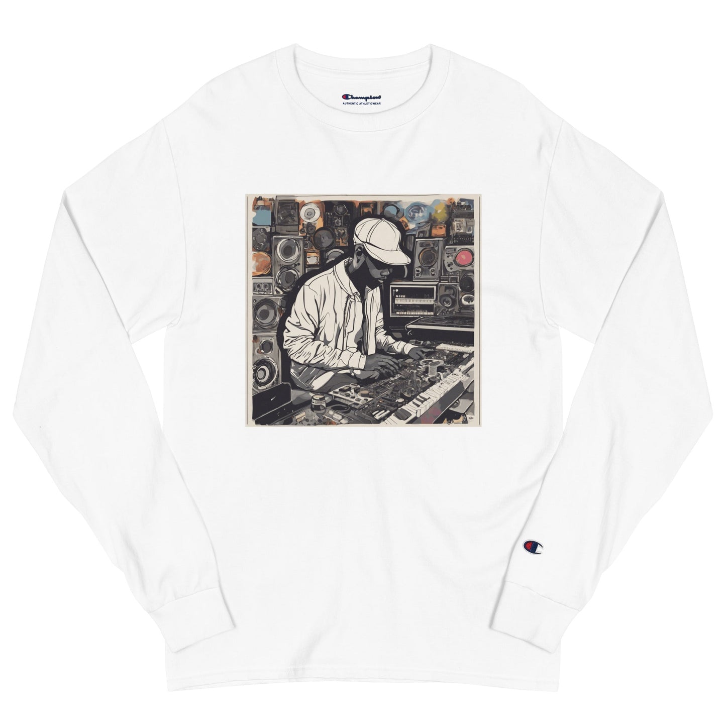 DILLA ART Men's Champion Long Sleeve Shirt - OFFICIAL MADUKES PRESENTS