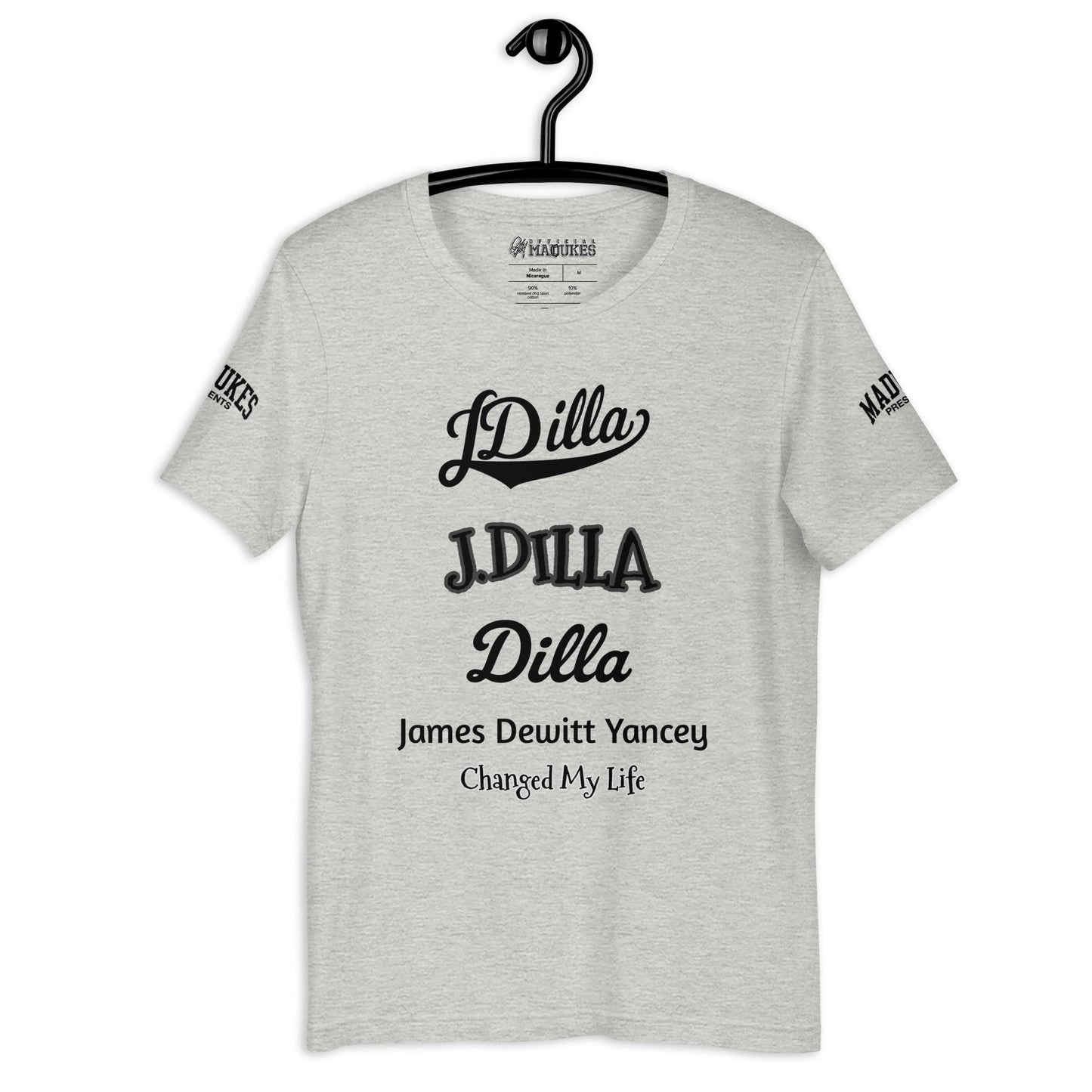 DILLA & HIS NAMES Unisex t-shirt - OFFICIAL MADUKES PRESENTS