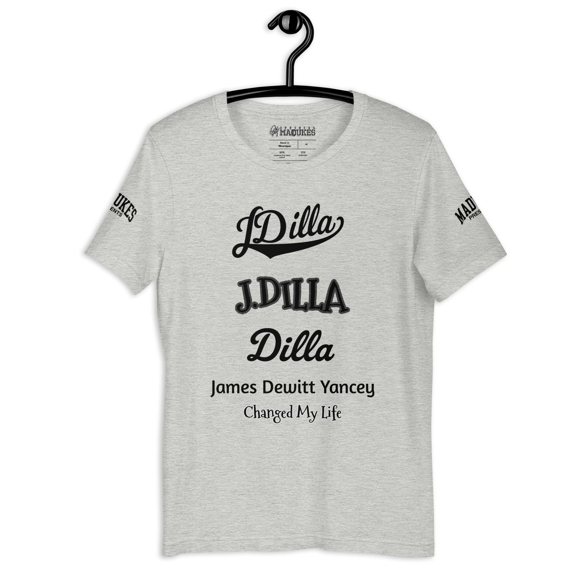 DILLA & HIS NAMES Unisex t-shirt - OFFICIAL MADUKES PRESENTS