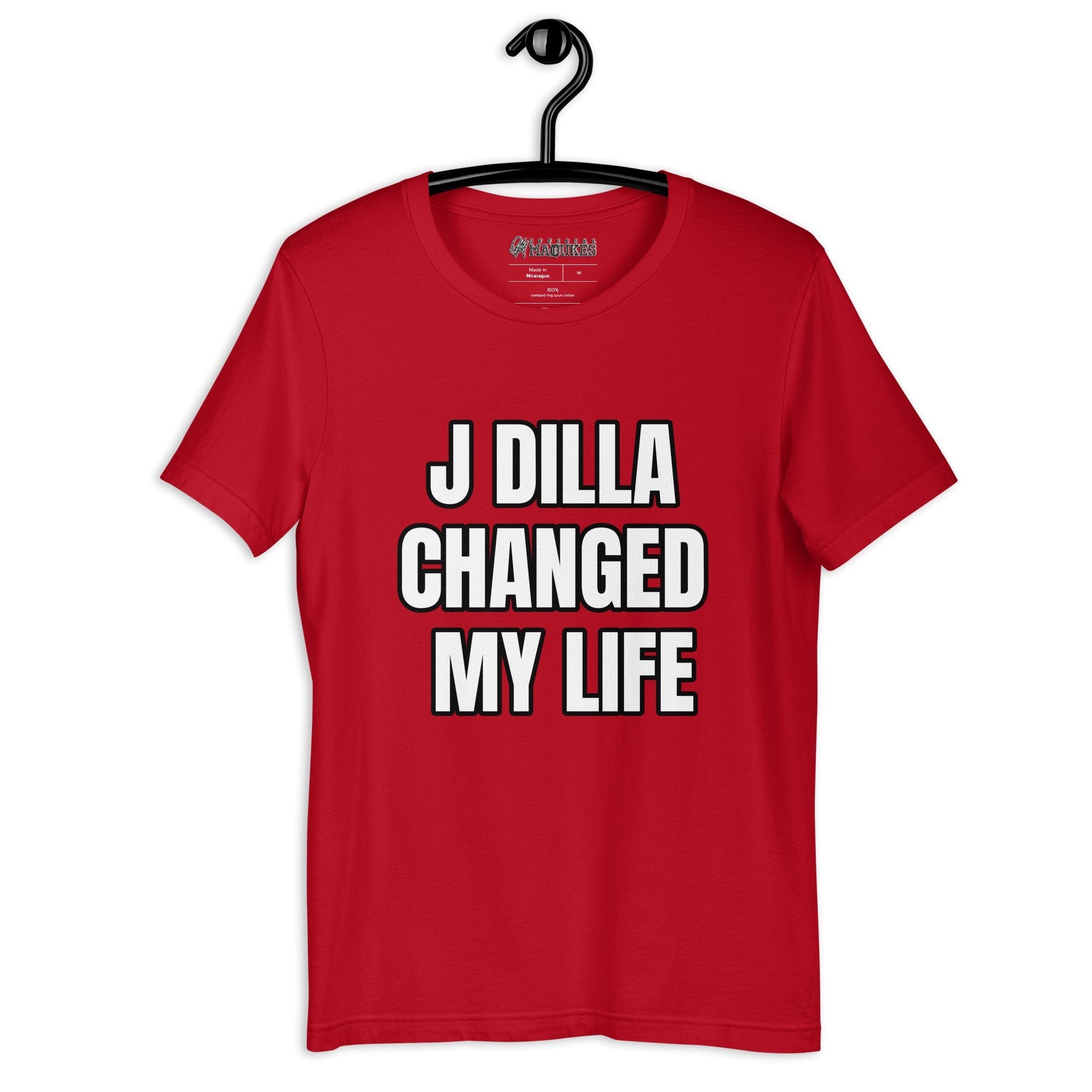 J.DILLA CHANGED MY LIFE ORIGINAL Unisex t-shirt - OFFICIAL MADUKES PRESENTS